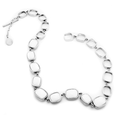 Damhalsband Folli Follie 3N9F171W (35 cm)
