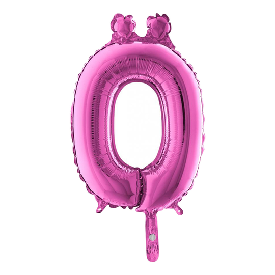 Bokstavsballong Mini Rosa - Bokstav Ö