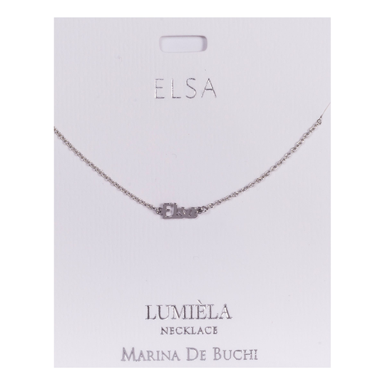 Namnhalsband Silver - Elsa