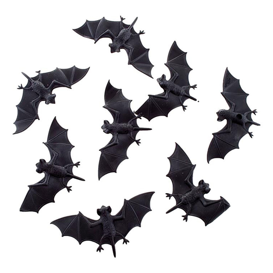 Fladdermöss Bordsdekoration - 8-pack