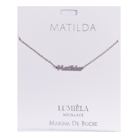 Namnhalsband Silver - Matilda