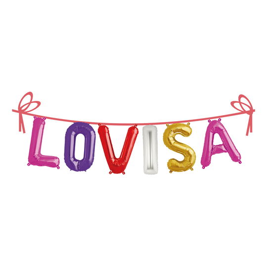 Ballonggirlang Folie Namn - Lovisa
