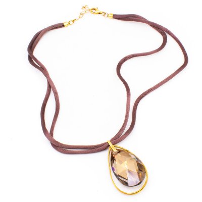 Damhalsband Folli Follie 3N7S126YF (43 cm)
