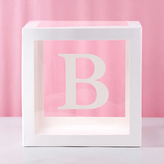 Ballongbox med Bokstav - Bokstav B