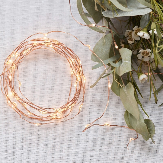 LED Ljusslinga Roséguld