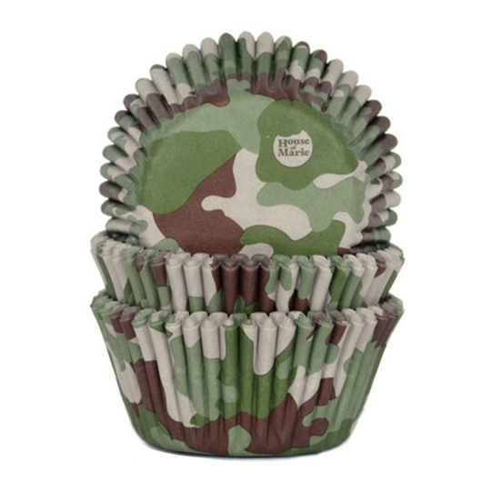 House of Marie Muffinsformar Kamouflage - 50-pack