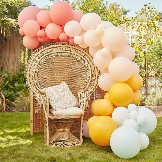 Ballongbåge Blush Mix