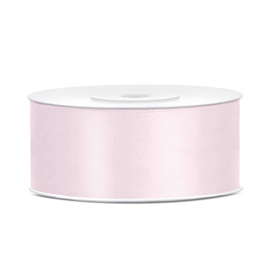 Satinband Puderrosa - 25 mm x 25 m