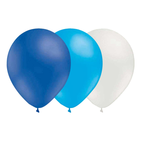Ballongkombo Blå/Ljusblå/Vit - 15-pack