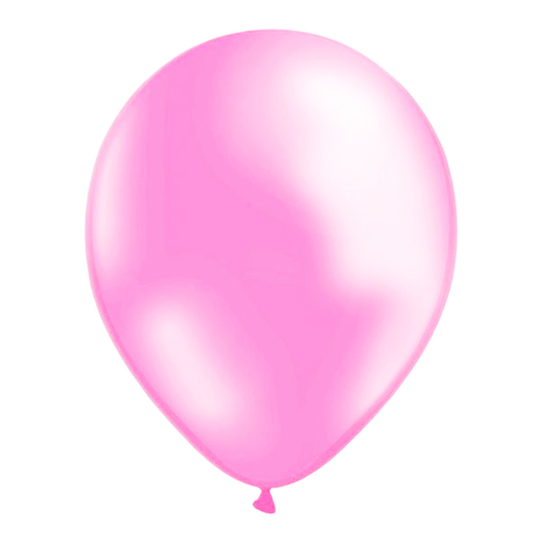 Ballonger Ljusrosa Metallic - 10-pack