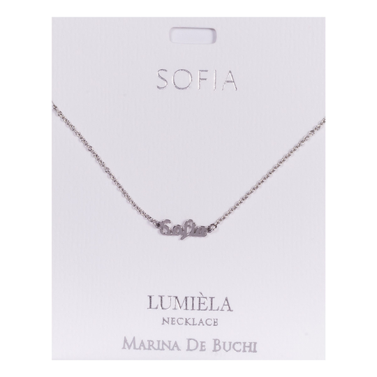 Namnhalsband Silver - Sofia