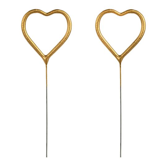Tomtebloss Hjärtformade Guld - 2-pack