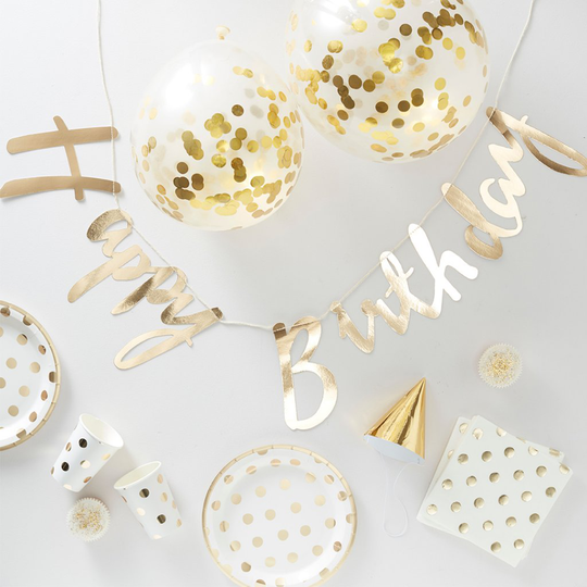 Party in a box - Golden Dots