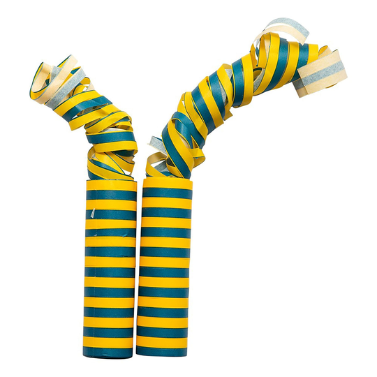 Serpentiner Blå/Gul - 2-pack