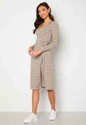 BUBBLEROOM Naomi midi dress Beige / Floral S