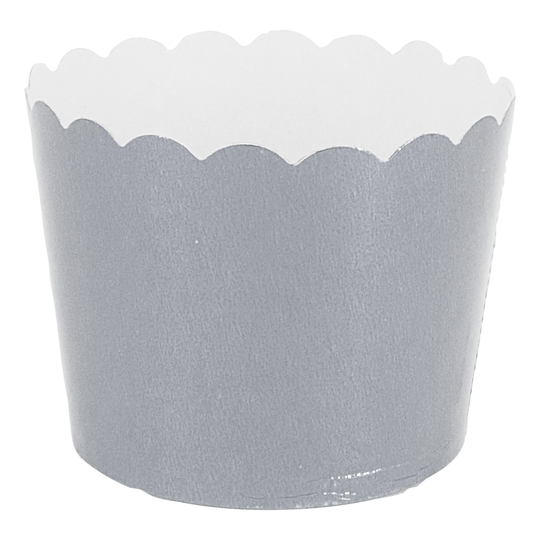 Muffinsformar / Snacksbägare Silver - 24-pack