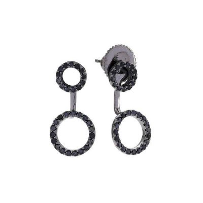 Dam örhängen Sif Jakobs E0215-BK-BK (2,5 cm)