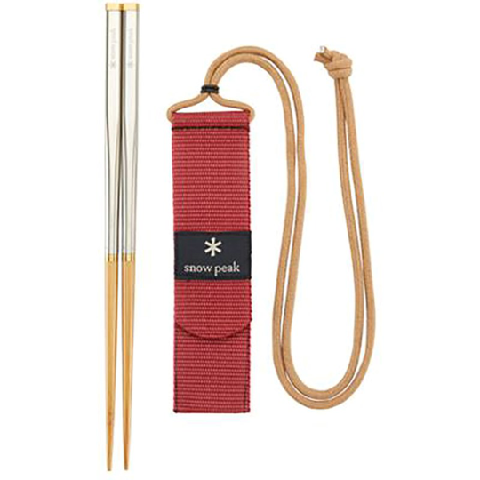 Ätpinnar carring on chopsticks l silver-bambu