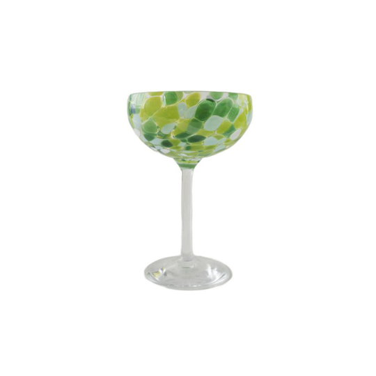 Swirl champagneglas grön 22 cm cl