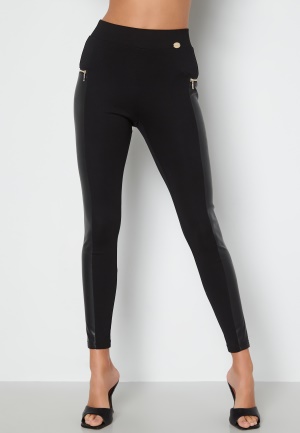 Chiara Forthi Pamina coated leggings Black XS