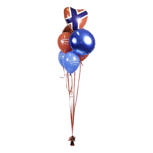 Ballongbukett Gratulerer Med Dagen!