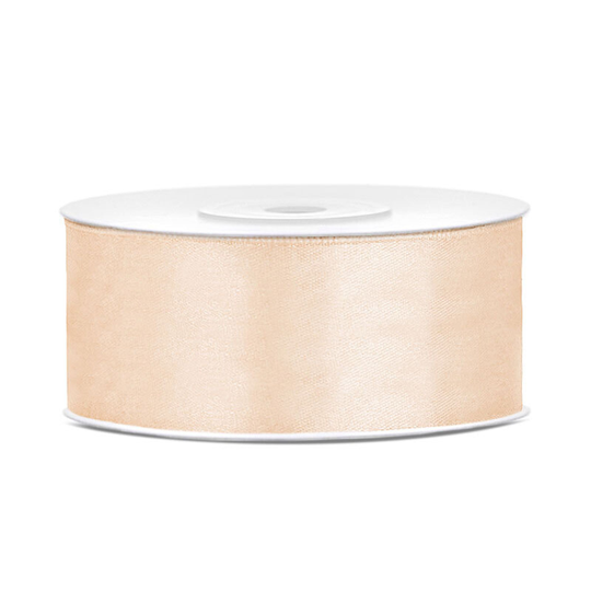 Satinband Cream - 25 mm x 25 m