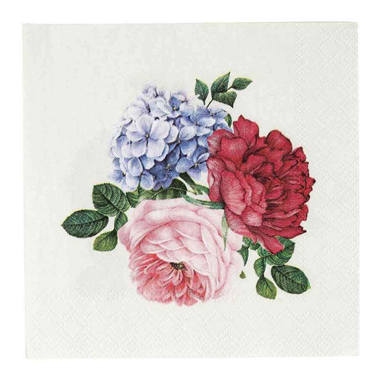 Kafferservetter Blommor