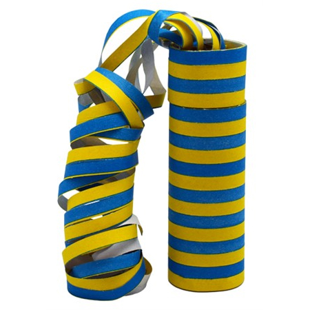 Serpentiner - 2-pack - Blå/Gul