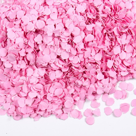 Papperskonfetti Babyrosa - 100 gram