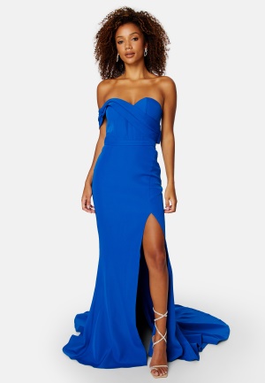 Elle Zeitoune Ladonna One Shoulder Gown Cobalt S (UK10)