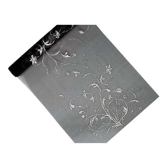 Broderad Bordsdekoration Silver - 1-pack