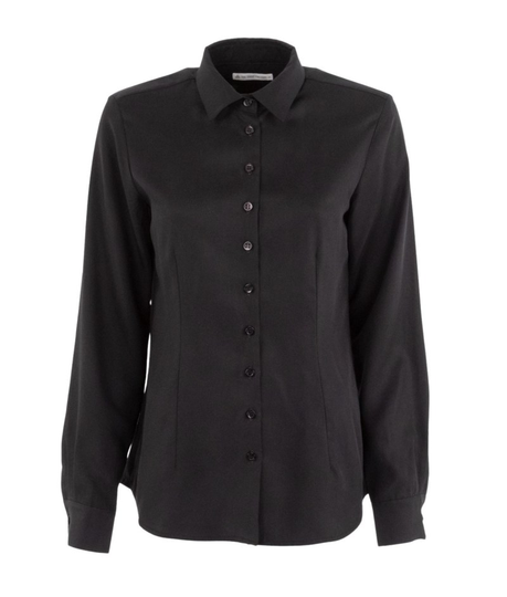 Blus tilde soft i lyocell svart