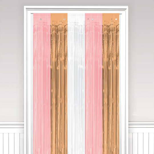 Draperi - Rosa/Roséguld/Vit