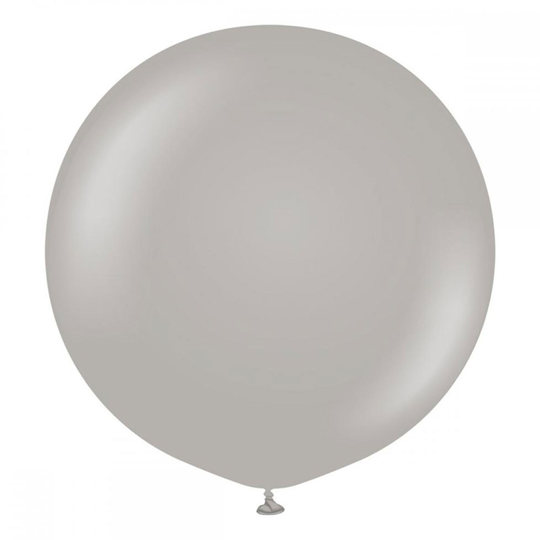 Latexballonger Professional Superstora Gråa - 2-pack