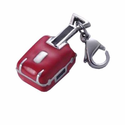 Dampärlor Time Force HM013C Röd Silvrig (1,8 cm)