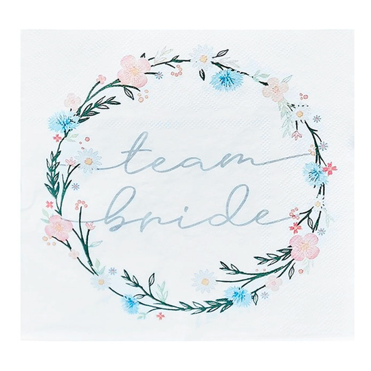 Servetter Team Bride Boho - 16-pack