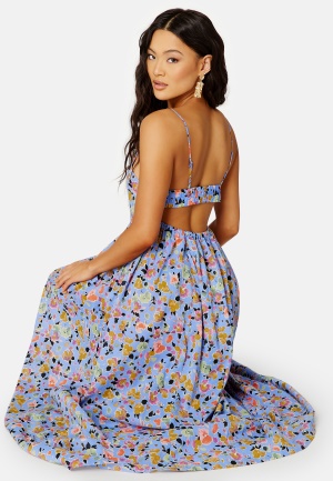 JDY Rosie Strap Maxi Dress Hydrangea AOP:PASTEL S
