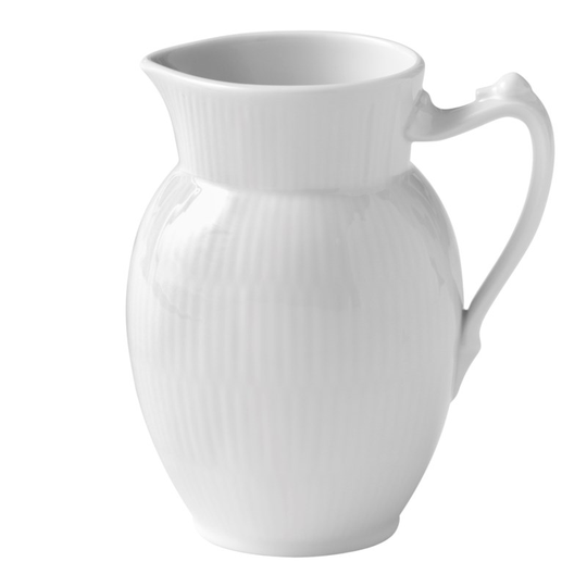 White fluted kanna vit 38 cl
