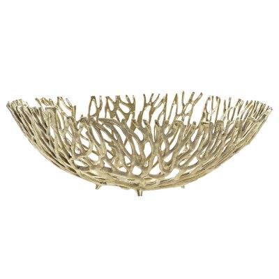 Bordsdekoration DKD Home Decor Korall Aluminium (41 x 41 x 14 cm)