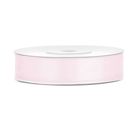Satinband Puderrosa - 12 mm x 25 m