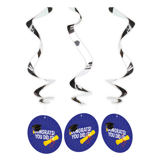 Swirls Congrats You Did It! - 3-pack