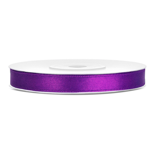 Satinband Lila - 6 mm x 25 m