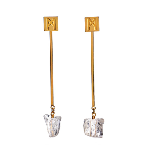 Örhängen the m convertible quartz guld