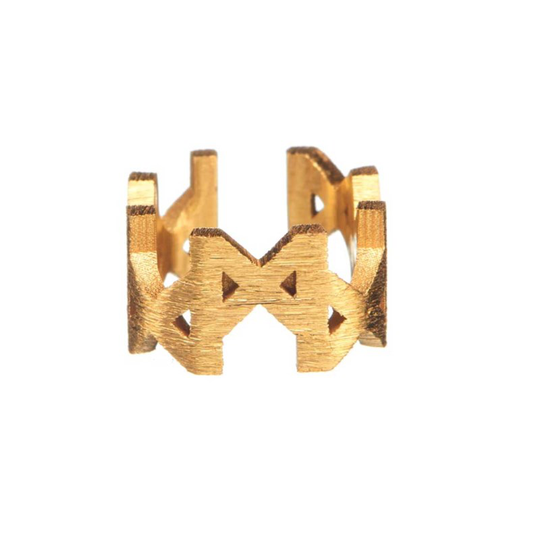 Ear cuff mmm brushed vermeil guld