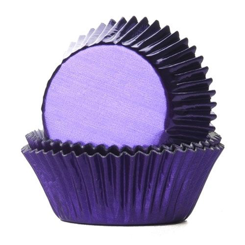 Muffinsformar - Folie - Lila