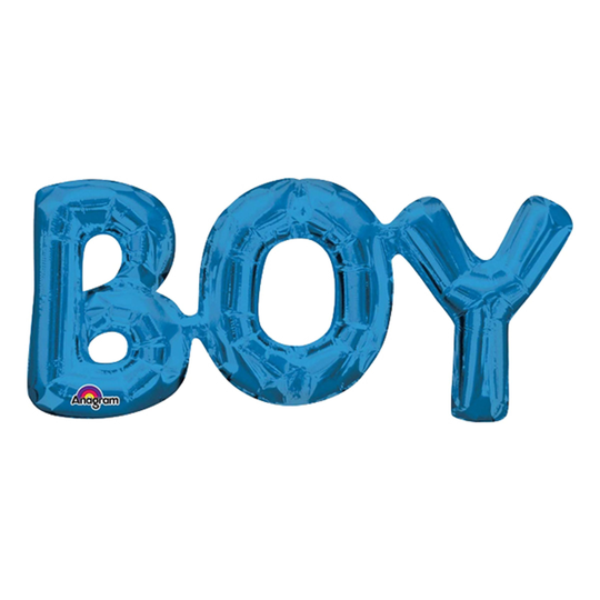 Folieballong BOY Blå