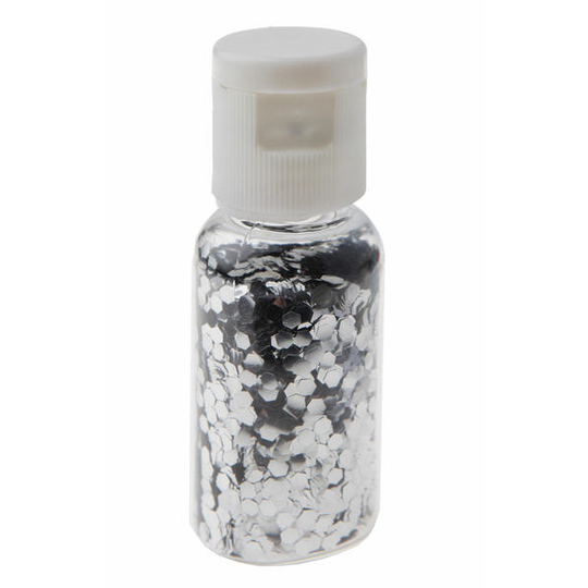 Glitterkonfetti - Silver