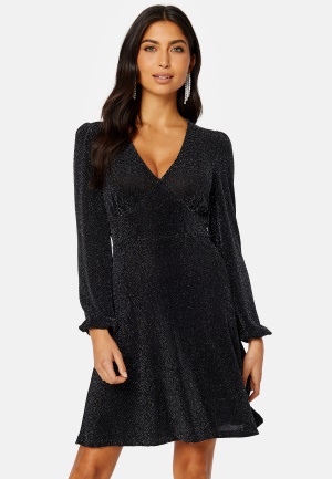 BUBBLEROOM Ysabelle sparkling dress Black / Silver XL
