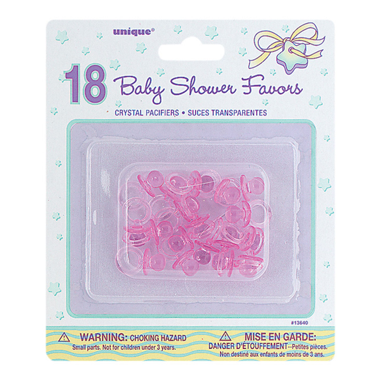 Bordsdekoration Miniatyrnappar Rosa - 18-pack