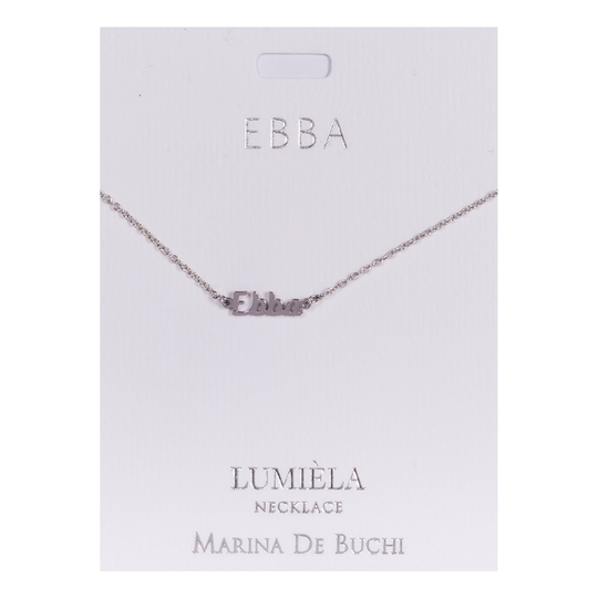 Namnhalsband Silver - Ebba